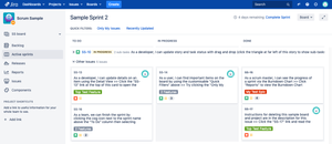 All your custom epics are displayed also on Active Sprint and Kanban Boards
