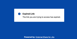 Set link expirations to control access to your data