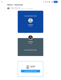 Testimonial macro examples