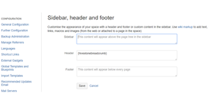 Use header or Theme section of General Configuration->Look and Feel to apply breadcrumbs at header of each page of Confluence globally.