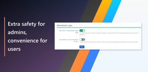 Settings to provide extra login options to admin