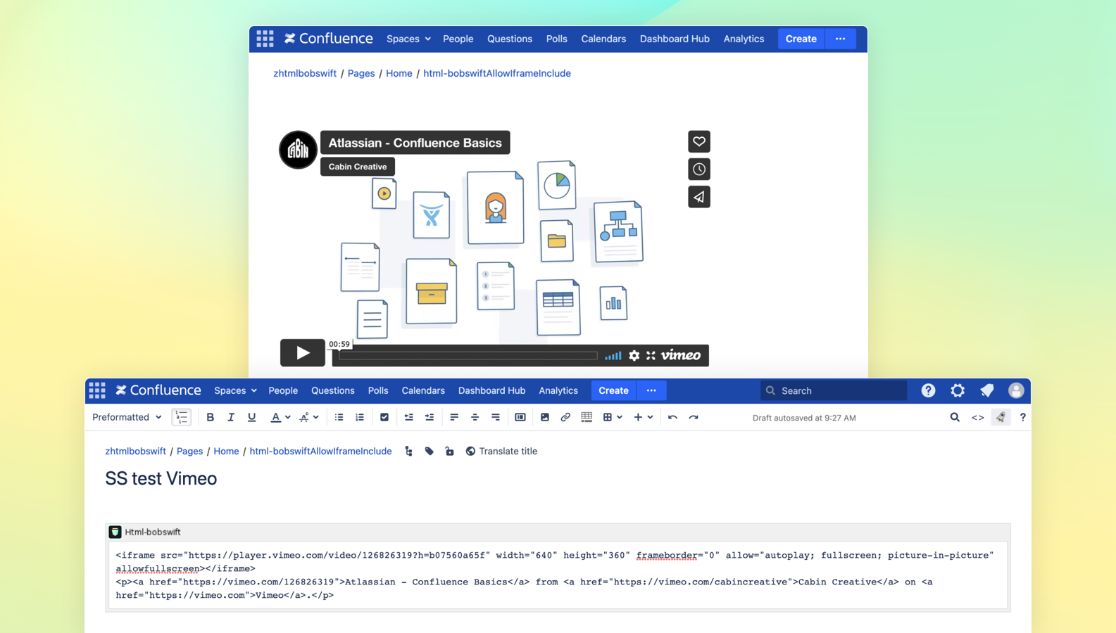 Write, import, and customize HTML code