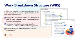 The Work Breakdown Structure (WBS) gadget