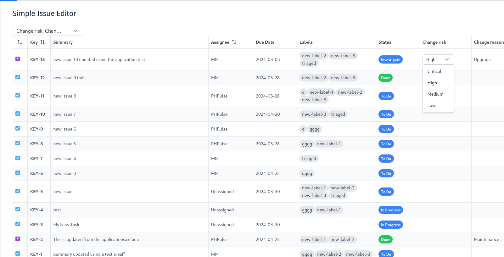 Edit Custom Fields
