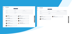 The People Directory contains filters built upon searchable profile fields. You need only a few clicks to find all colleagues with a particular skill or speaking a particular language.