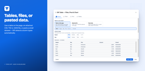 Option to choose from different sources for data to wrangle