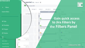 Gain quick access to Jira Filters by the Filters Panel
