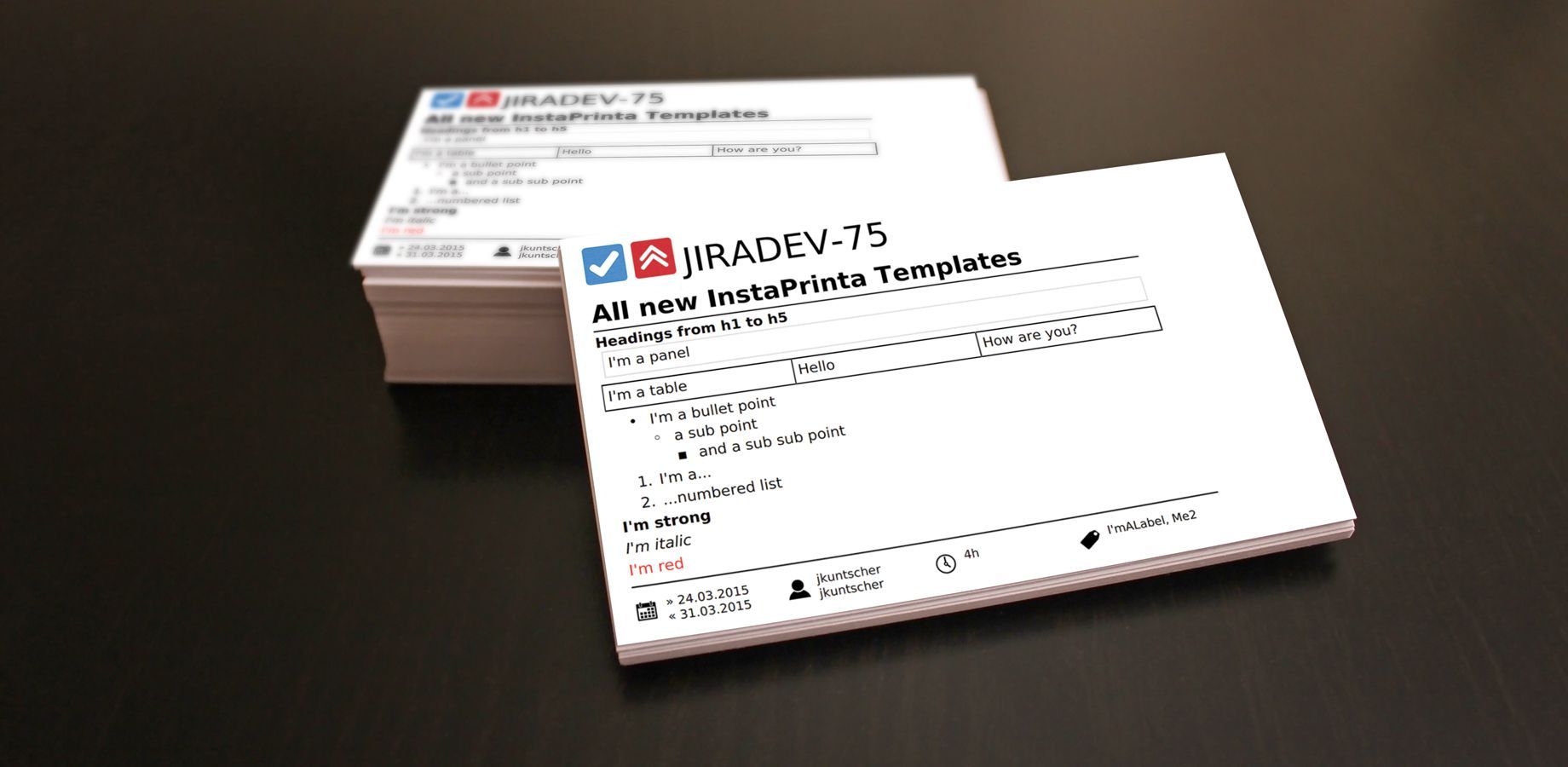 Directly print your Jira issues from your printer!