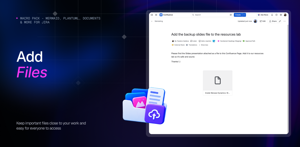 Keep important files close to your work and easy for everyone to access