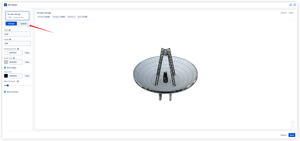 Click the Select button to choose an existing 3D model from Confluence attachments or use Upload to add a new file to your page.