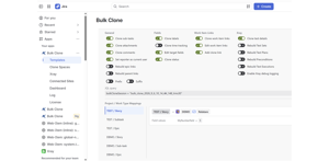 Access all your saved cloning templates in one place — reuse any previous configuration instantly and never set up the same clone job twice.