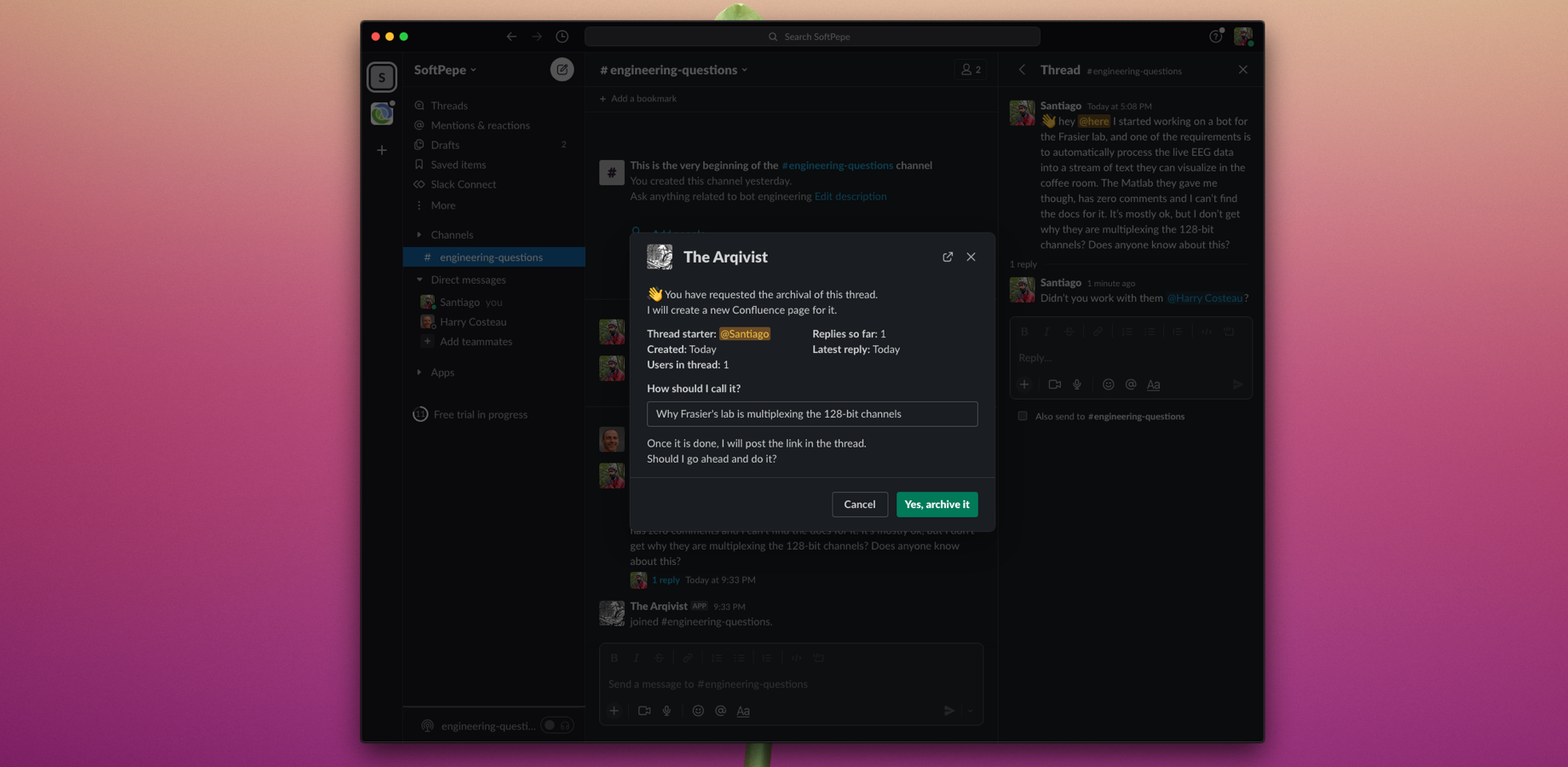 Don't lose a Slack discussion again