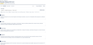 The Test plan macro on a Confluence page