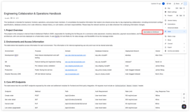 Access the app from Confluence's Apps menu. Click "Save tables to CSV/Excel" to open the export interface on any page with tables