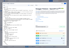 Seamlessly edit OpenAPI specifications using built-in editor in YAML or JSON format