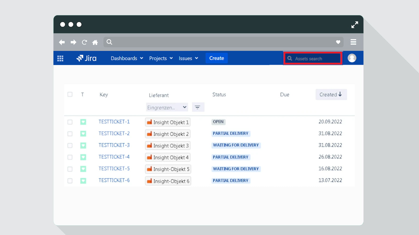 Sort ServiceDesk Queues with Assets