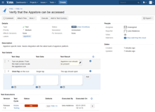 View tests inside Jira, with the same look-n-feel. Edit using wiki markup. Add custom fields. Create and reorder test steps. Execute tests right there.
