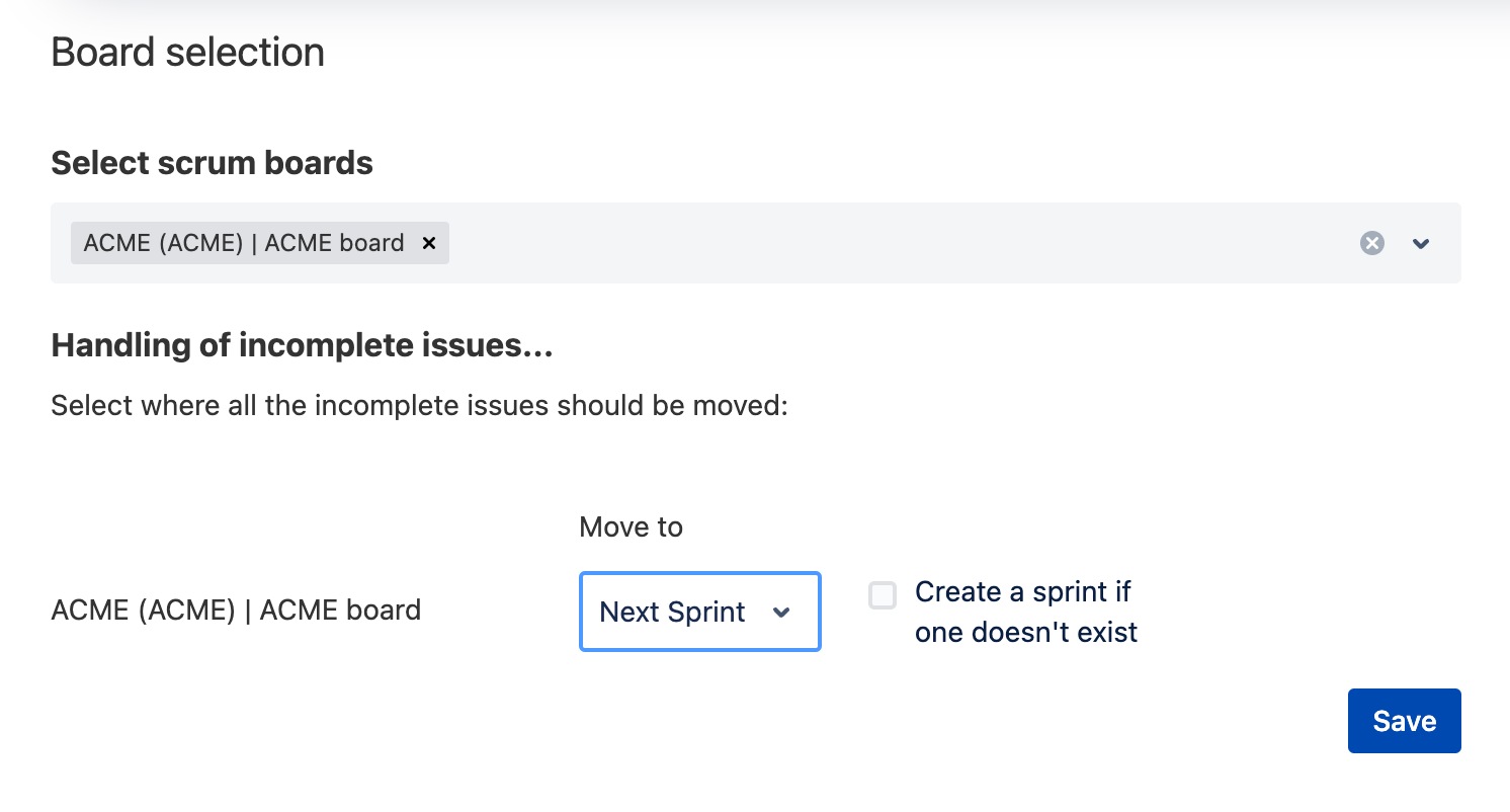 For organizations without Jira Align, Sprint Automation for Jira saves thousands of dollars and countless hours. Just select a board and the sprints will Start and End Automatically.