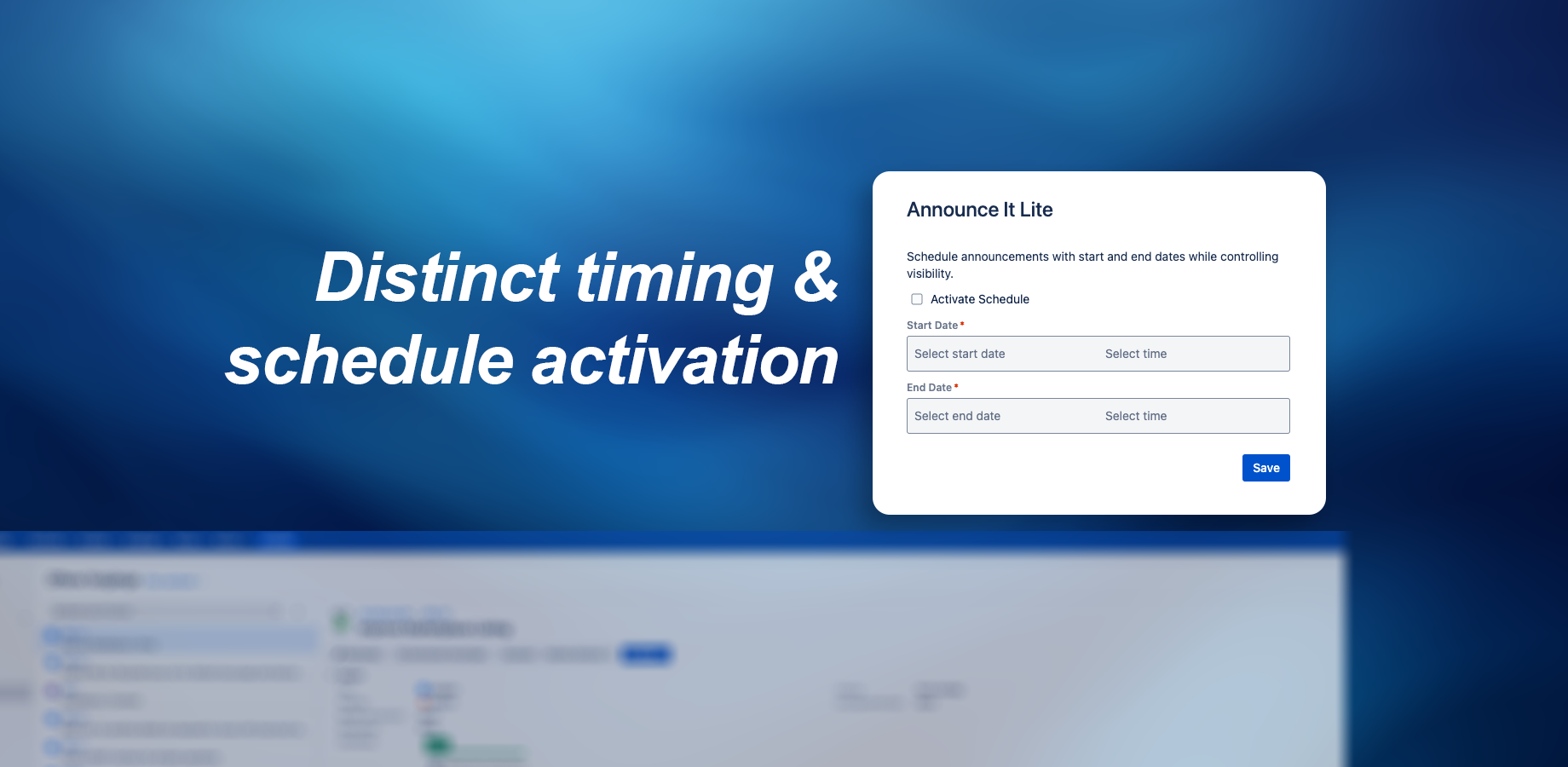 Make your messages clear with severity-based color coding and icons for various types of announcements.