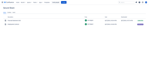 The inbox gives an overview of all the documents you have received.