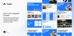 From quick updates to full campaign pages, there's a template for everything.