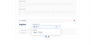 Use templates with powerful AI sections to create release notes with a single click.