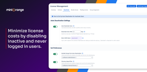 Minimize license costs.