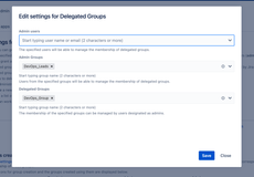 Streamline group configurations: empowering 'DevOps Leads' to oversee the 'DevOps Group'. Elevate your Jira experience by ensuring precise and strategic permissions allocation.