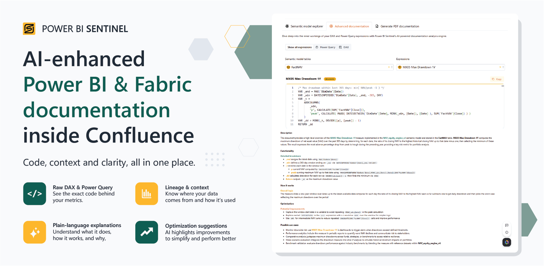 In-depth AI-generated insights into your Power Query and DAX expressions