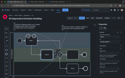 Dark Mode BPMN Editor for a Focused Experience