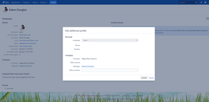 User can add individual details to their profiles