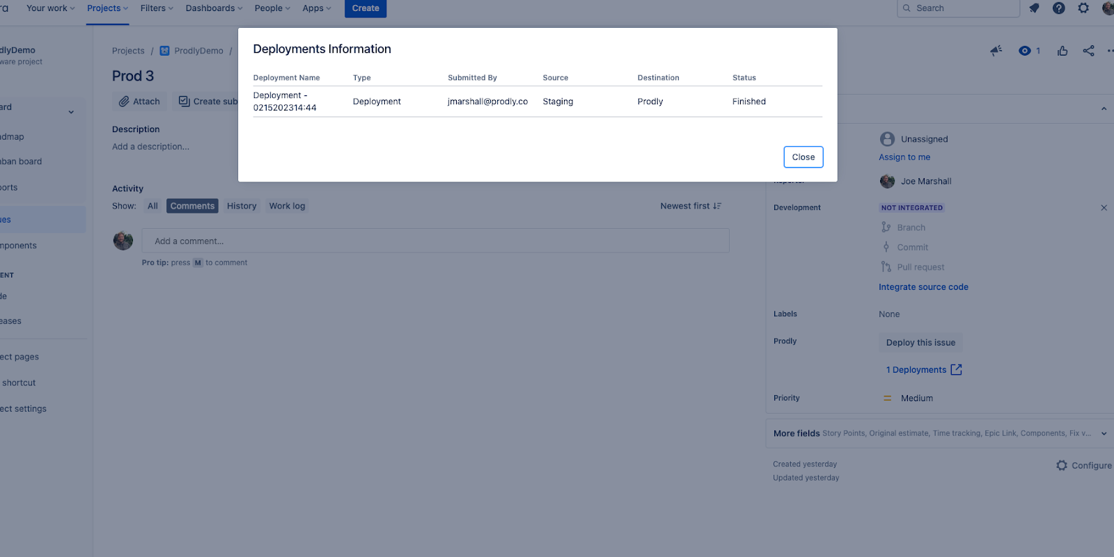 Complete oversight in Jira