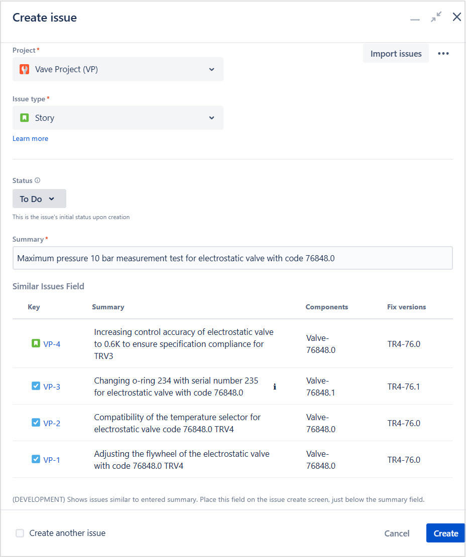 Duplicate issues can lead to confusion, wasted time, and lack of productivity.By preventing duplicates, this add-on helps teams focus on completing tasks and achieving project goals without the distraction of duplicates.