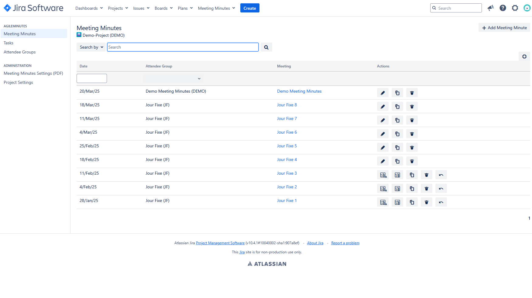 Keep track of all your meetings you were or will be participating in. View the meeting details until they are completed. Afterward, you may download the meeting minutes as a PDF and recall what was discussed.