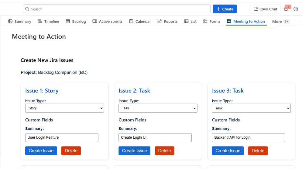 Create Jira Issues Instantly