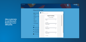 Microsoft Bookings in JSM streamlines agent workflows by letting customers pick meeting times, eliminating manual scheduling. Each meeting links to a work item, ensuring easy tracking and efficient management.