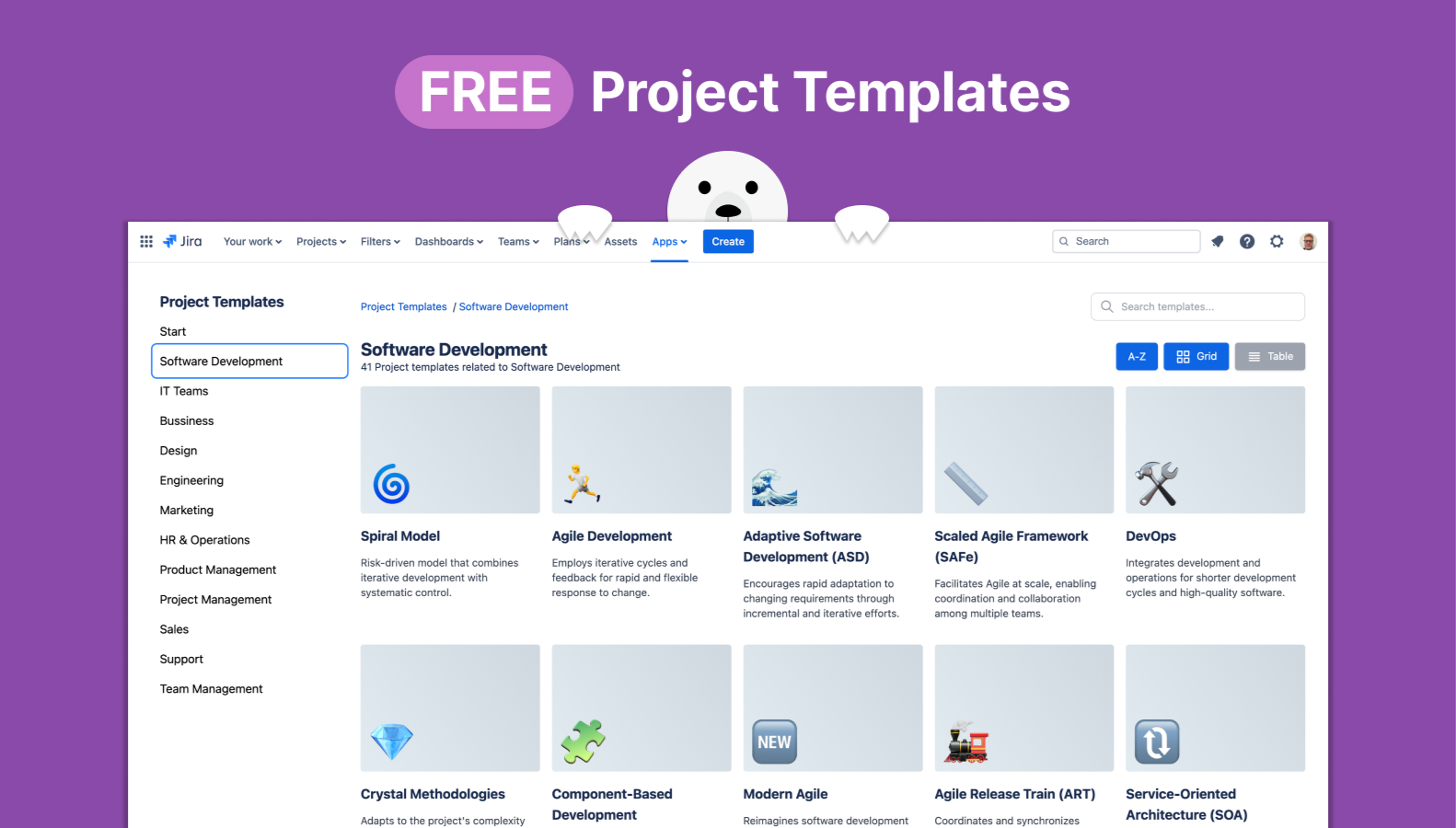 Project Templates, board and Issue Templates for Jira FREE | Atlassian ...