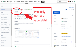 If you need to print only one issue, it’s possible of course! Search the “Print QR” button and that’s all!
