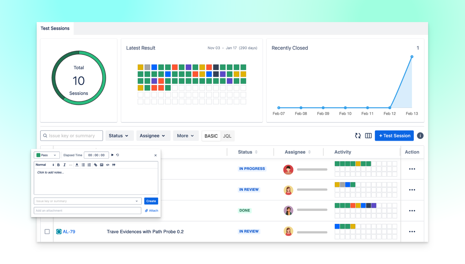 Enhance development lifecycle with ad-hoc test, Lightweight testing as light as a zephyr