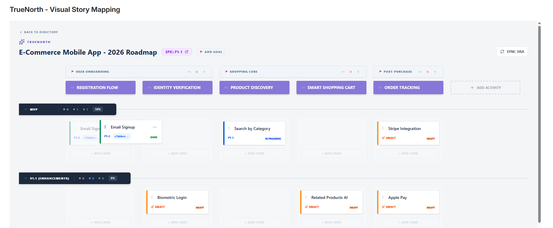 Smooth, high-performance drag and drop for cards and activities.
