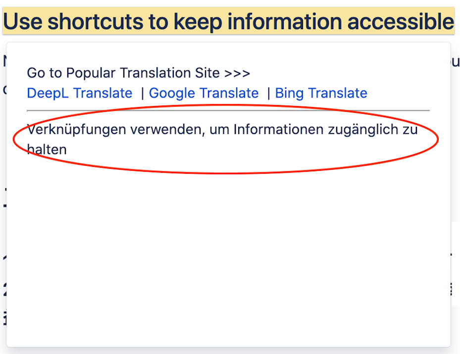 Step3: View Translation Results