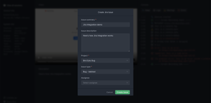Add the bug report to Jira without leaving Bird UI