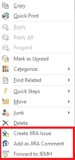 Context menu