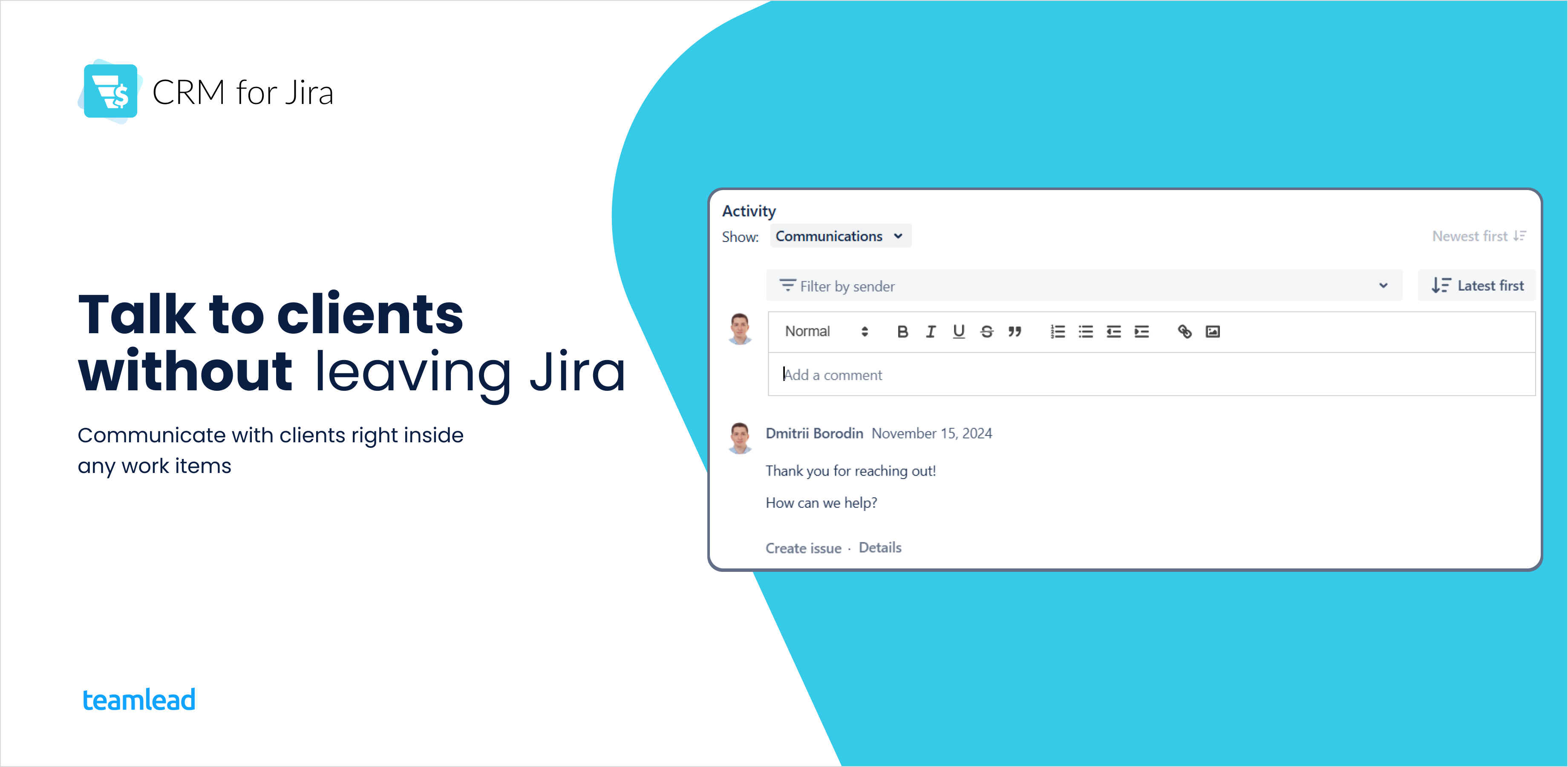 CRM for Jira (Customers & Sales) | Atlassian Marketplace