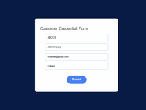 Fill the Customer Credentials Form using the ID shared by our Support Team during installation of Annapurna Alerts.