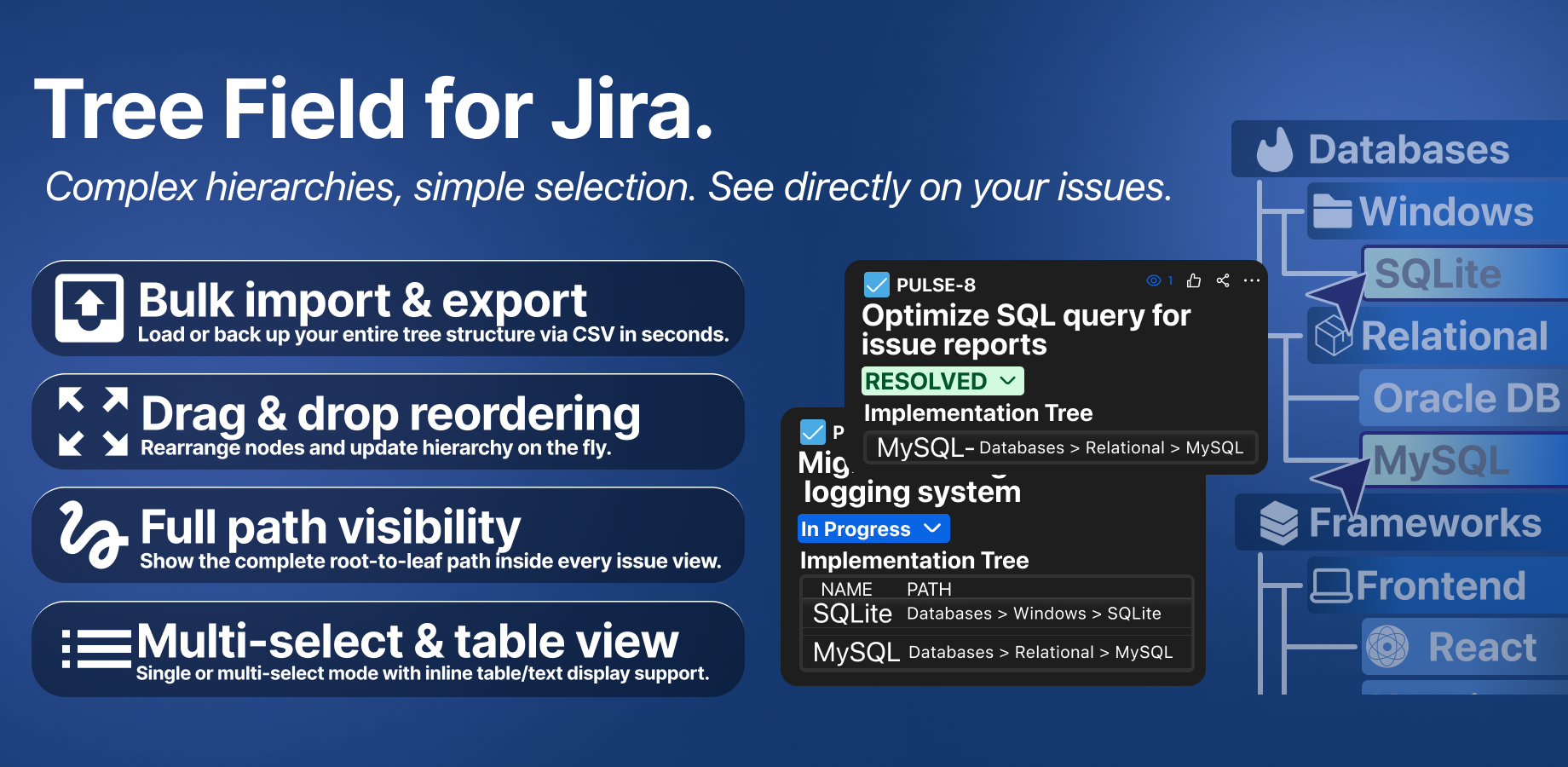 Tree Field for Jira.