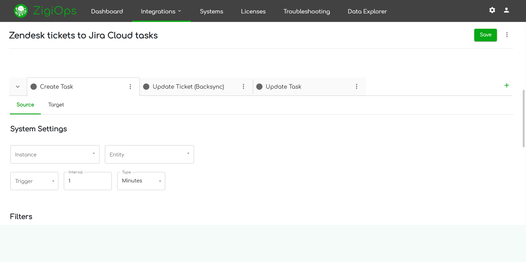 ZigiOps - Integrations Template Library