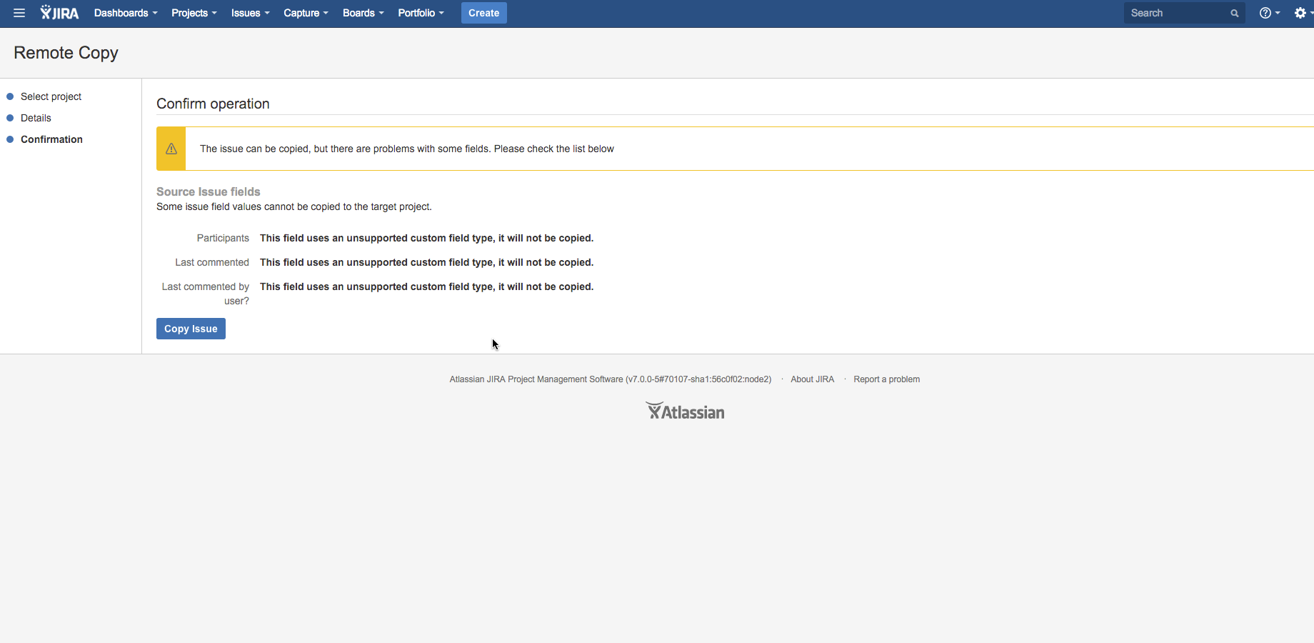 Resolve inconsistencies between Jira instances