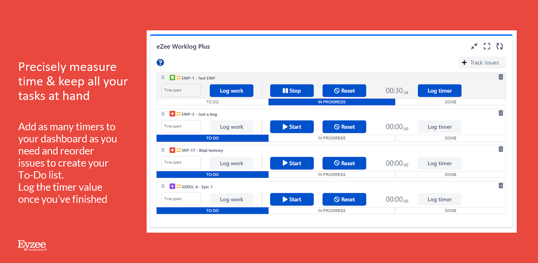 All you have to do is start the tracker when you start working.