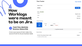 How worklogs were meant to be on Jira